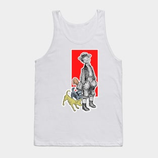 Boy with dogs Tank Top